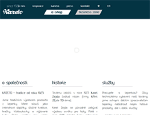 Tablet Screenshot of kazeto.cz
