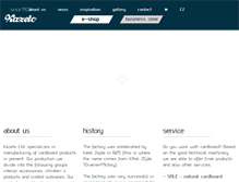 Tablet Screenshot of kazeto.com